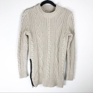 COPY - Banana Republic Cable Knit Crew Sweater Cr…